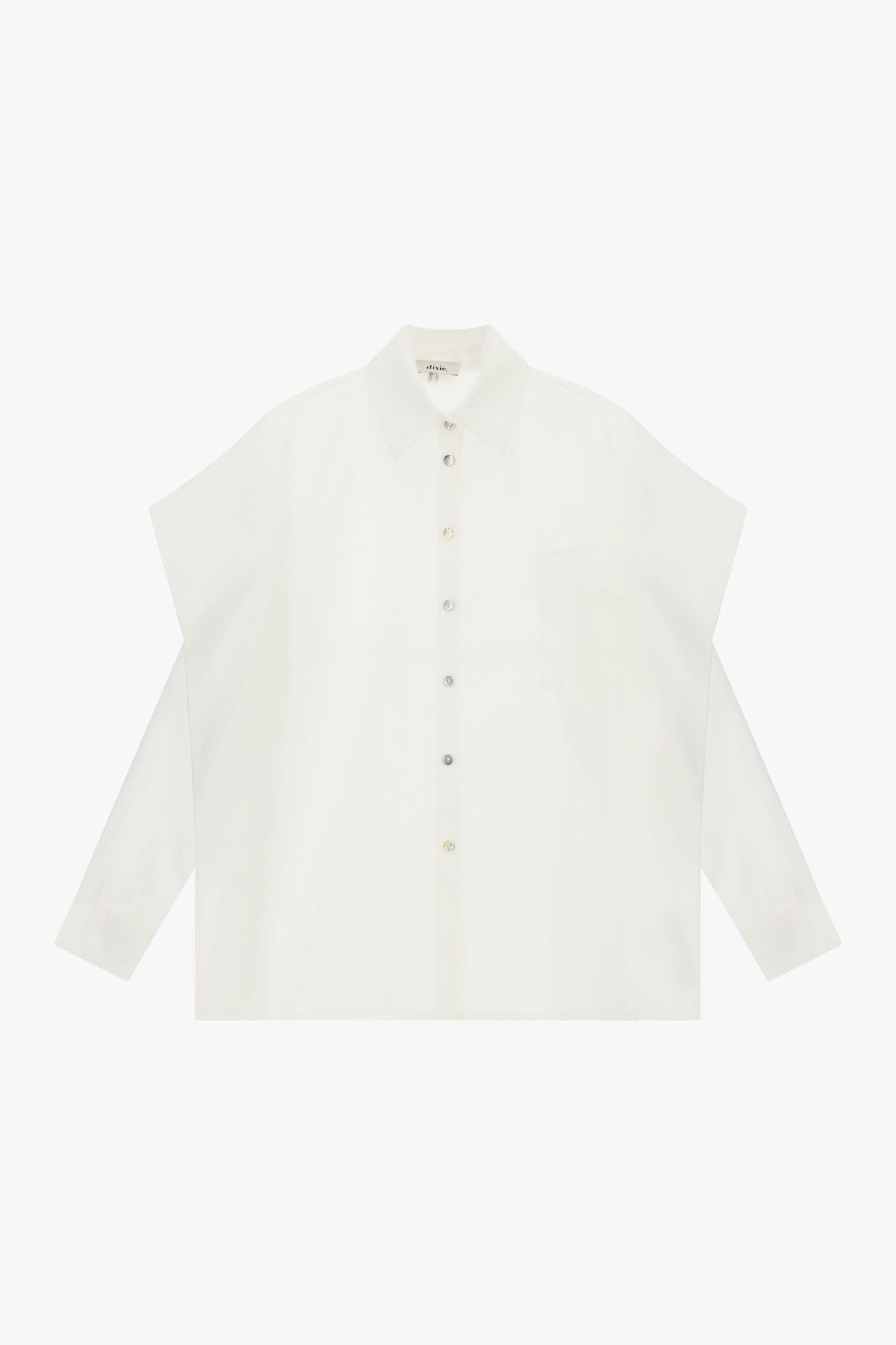 Camicia oversize con maniche lunghe e colletto classico