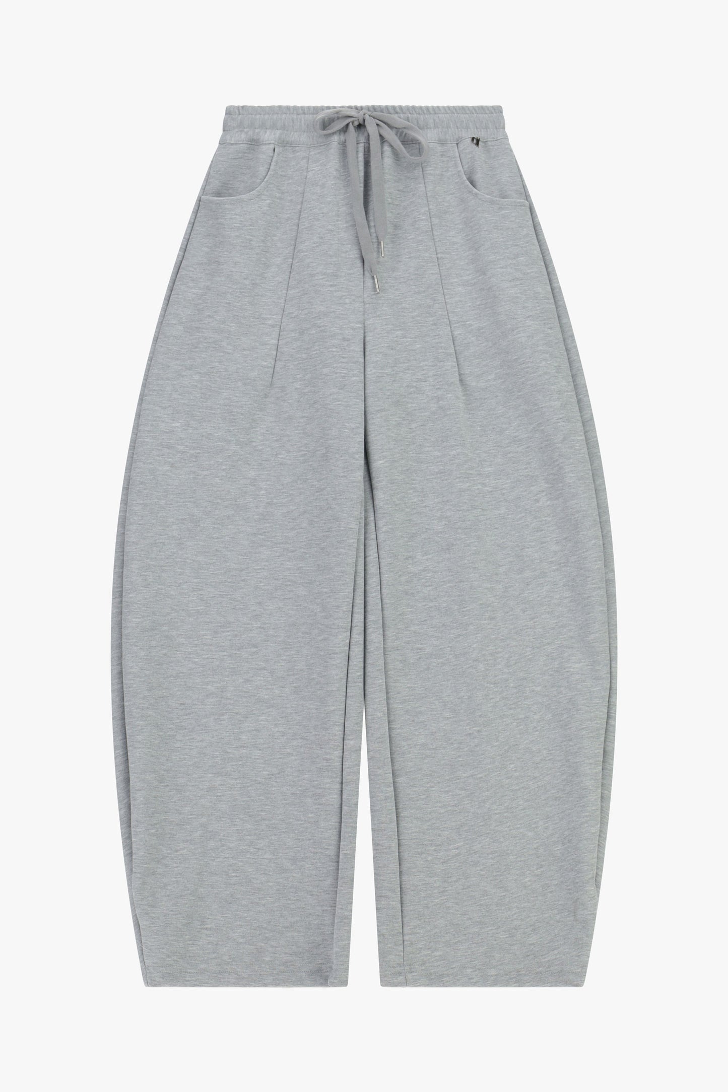 Pantaloni palazzo con coulisse e tasche frontali