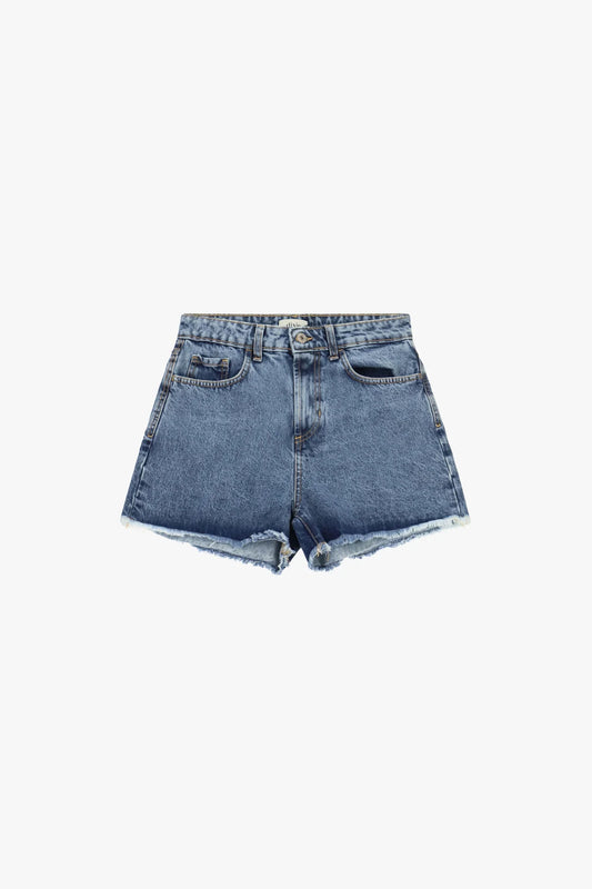 SHORTS JEANS TAGLIO VIVO