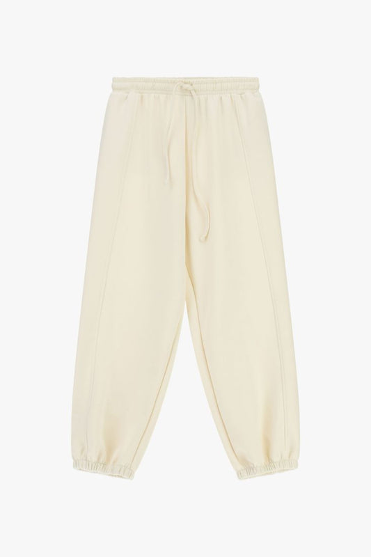 Trousers jogging fit con coulisse e fondo elastico