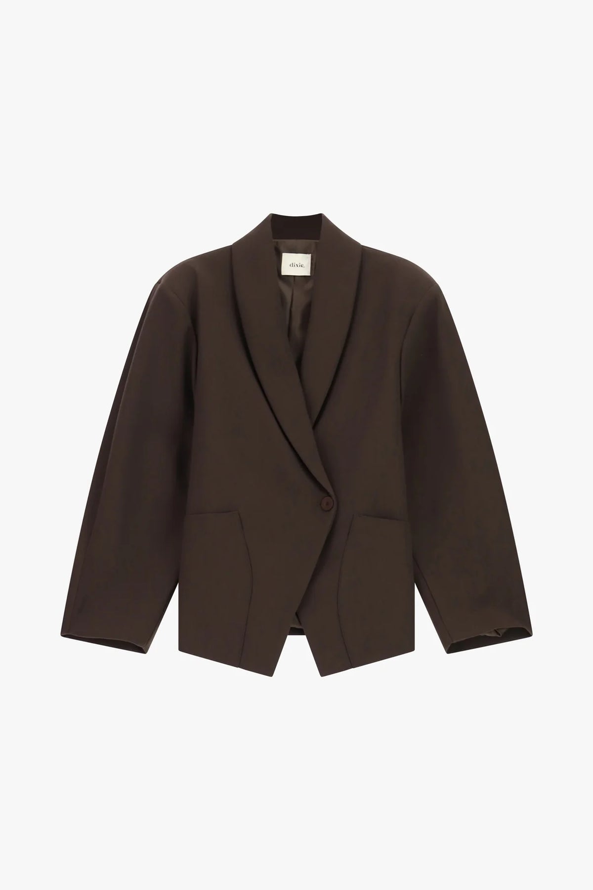 BLAZER MONOPETTO CORTO CON REVERS A SCIALLE
