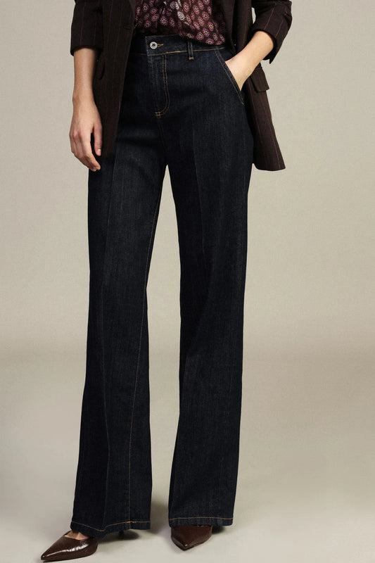 TINA PANTALONI STRAIGHT FIT CON TASCA CHINOS