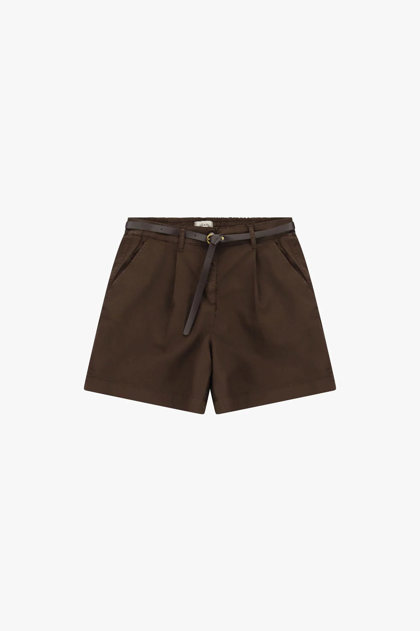 SHORTS REGULAR-FIT CON PINCE E CINTURA SOTTILE