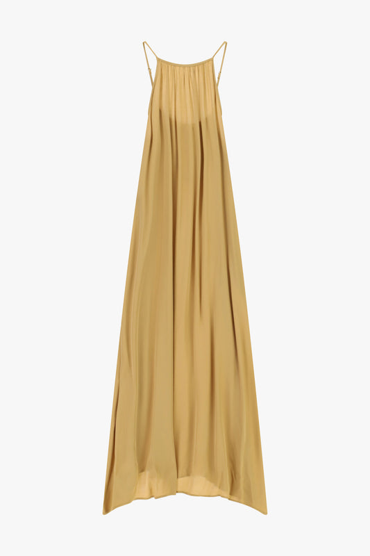 ABITO IN SATIN SCOLLO ALL’AMERICANA