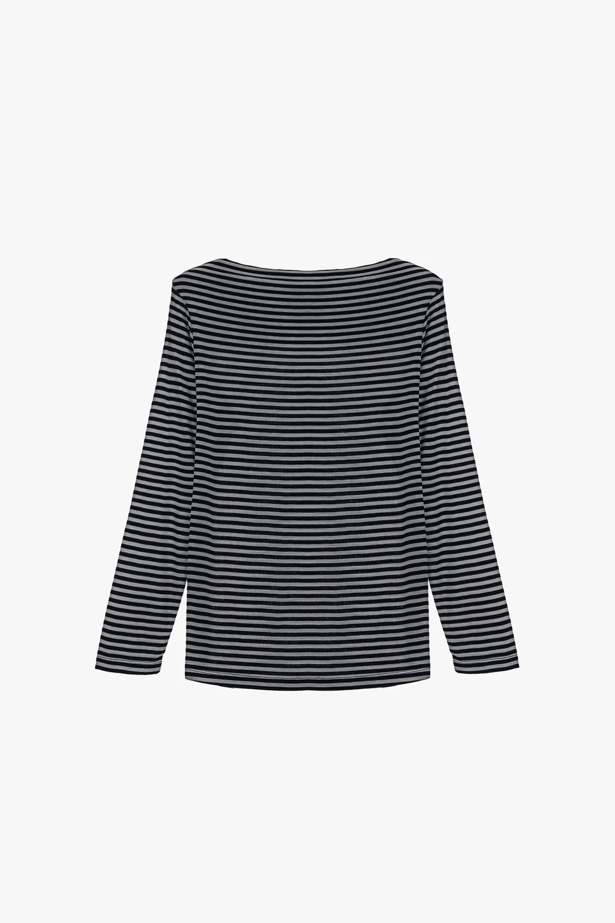 T-SHIRT A RIGHE CON MANICHE LUNGHE REGULAR-FIT