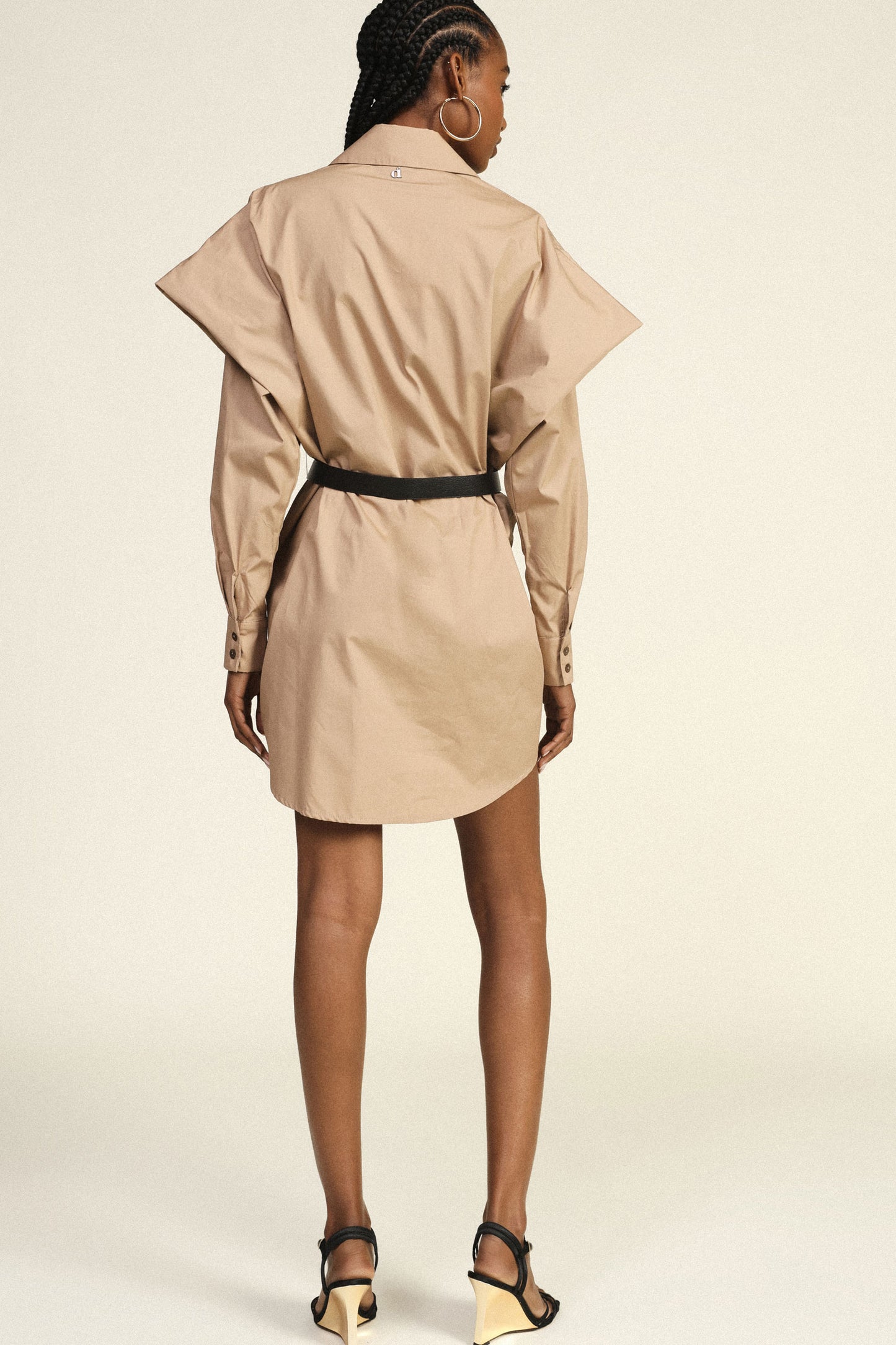 ABITO CAMICIA CON CINTURA