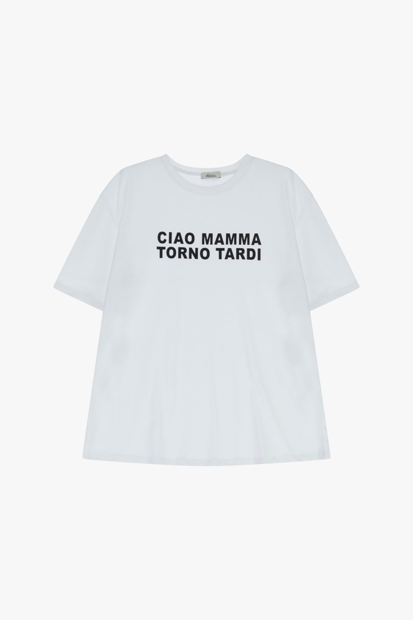 T-shirt a maniche corte stampa frontale