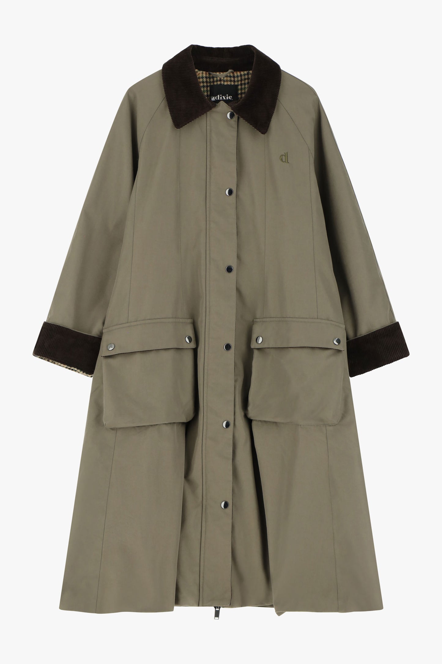 Cappotto lungo con tasche ampie