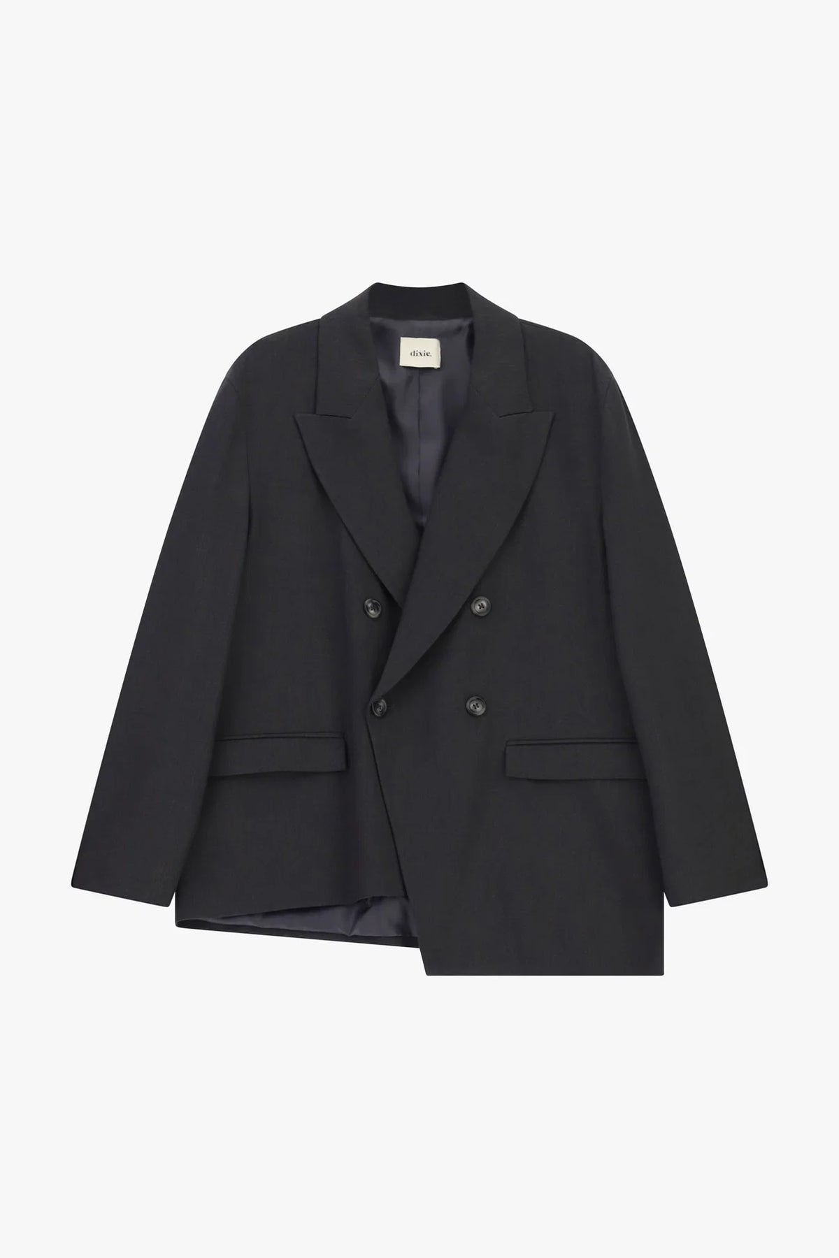 BLAZER DOPPIO PETTO CON REVERS CLASSICO E TASCHE