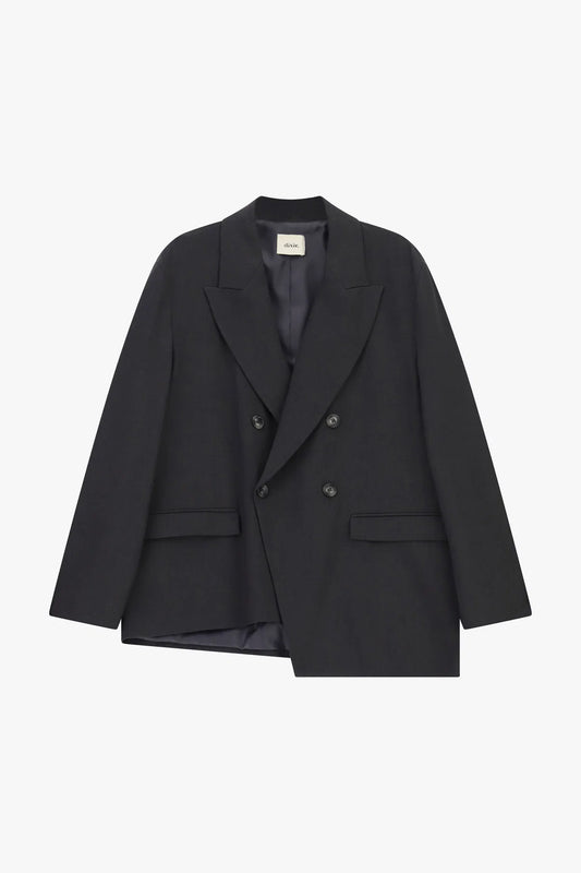 BLAZER DOPPIO PETTO CON REVERS CLASSICO E TASCHE