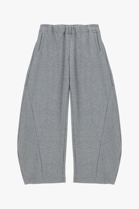 Pantaloni palazzo ampi a vita bassa