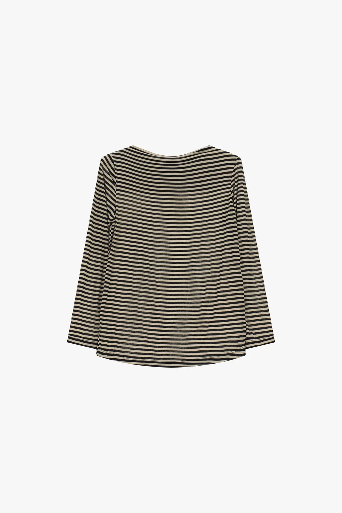 T-SHIRT A RIGHE CON MANICHE LUNGHE REGULAR-FIT