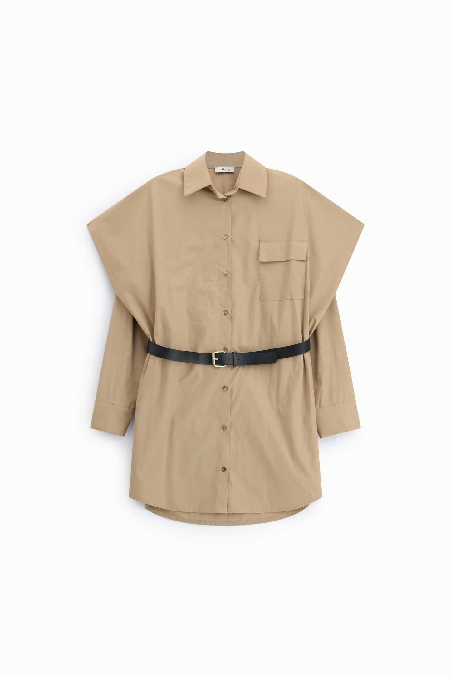 ABITO CAMICIA CON CINTURA
