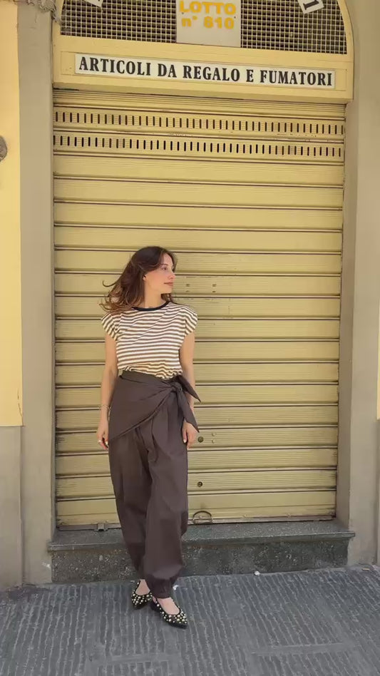 Pantaloni con foulard